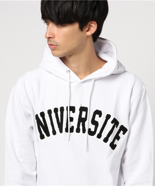 WEGO(ウィゴー)の「WEGO/サガラワッペンロゴパーカー(パーカー・メンズ・ブラック/ホワイト/ワイン/杢グレー・LARGE/MEDIUM)」の16枚目の写真