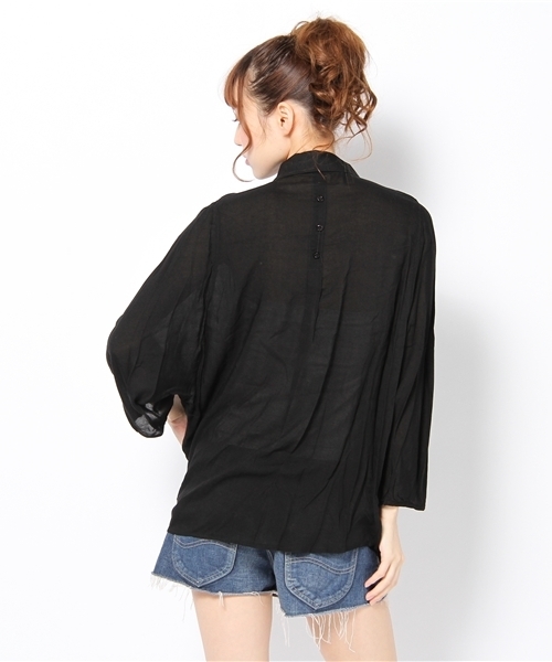 LB-03（エルビー・ゼロスリー）の「ドルマンシャツ（シャツ/ブラウス・レディース・ホワイト系/ブラック系/ピンク系3・FREE）」の5枚目の写真