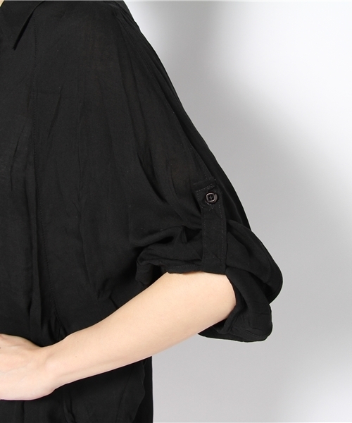 LB-03（エルビー・ゼロスリー）の「ドルマンシャツ（シャツ/ブラウス・レディース・ホワイト系/ブラック系/ピンク系3・FREE）」の8枚目の写真