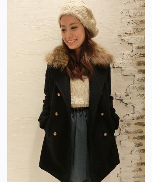 mystic（ミスティック）の「メルトンPコート(ラクーンファーツキ