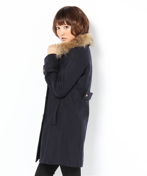 mystic（ミスティック）の「メルトンPコート(ラクーンファーツキ