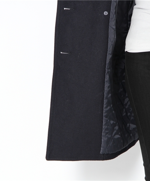 mystic(ミスティック)の「メルトンPコート(ラクーンファーツキ)(ピーコート・レディース・キャメル/オリーブ/ネイビー・フリ-)」の5枚目の写真