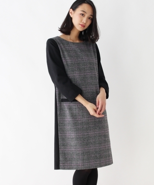 Soup スープ の グレンチェックワンピース ワンピース Wear
