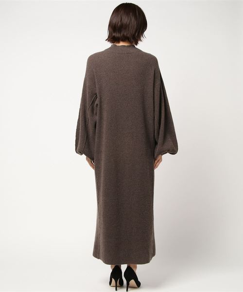 TATRAS CONCEPT STORE（タトラスコンセプトストア）の「MAISON FLANUER（メゾンフラネウール）カシミヤニット（ワンピース・レディース・ブラウン・36）」の2枚目の写真