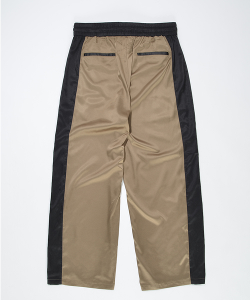 SUPERTHANKS（スーパーサンクス）の「サテンワイドパンツ（その他パンツ・メンズ・モカ/ストライプ/ブラック/レオパード・S/L/M）」の10枚目の写真