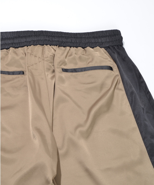 SUPERTHANKS（スーパーサンクス）の「サテンワイドパンツ（その他パンツ・メンズ・モカ/ストライプ/ブラック/レオパード・S/L/M）」の8枚目の写真