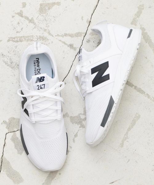 NEW BALANCE(ニューバランス)の「<new balance(ニューバランス)>∴MRL247 スニーカー(スニーカー・レディース・ホワイト/ブラック・23cm/23.5cm/25cm/24cm/24.5cm/22.5cm)」の1枚目の写真