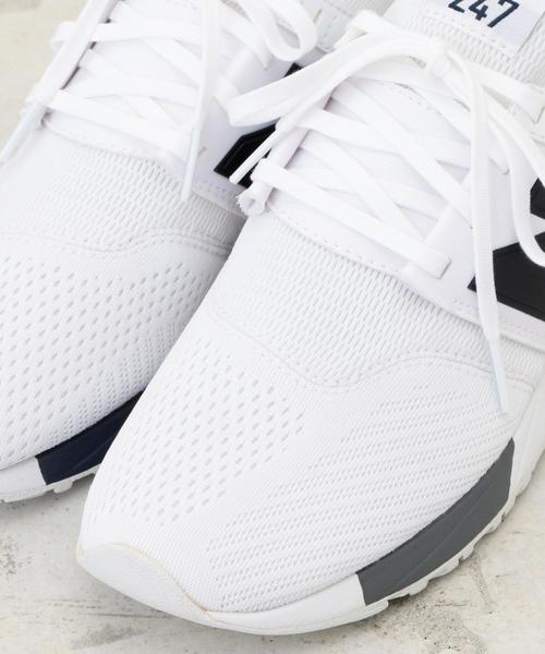 NEW BALANCE(ニューバランス)の「<new balance(ニューバランス)>∴MRL247 スニーカー(スニーカー・レディース・ホワイト/ブラック・23cm/23.5cm/25cm/24cm/24.5cm/22.5cm)」の3枚目の写真