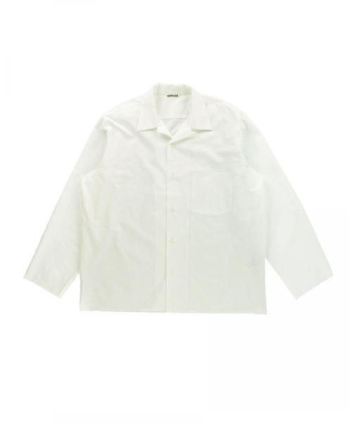 AURALEE（オーラリー）の「＜AURALEE（オーラリー）＞ RELAX OPEN（シャツ/ブラウス・メンズ・ブラック/レッド/ホワイト・3/4/5）」の6枚目の写真