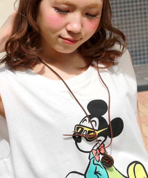 WEGO(ウィゴー)の「WEGO/時計ネックレス(ネックレス・メンズ・ブラウン/ダークブラウン/ブルー・FREE)」の2枚目の写真