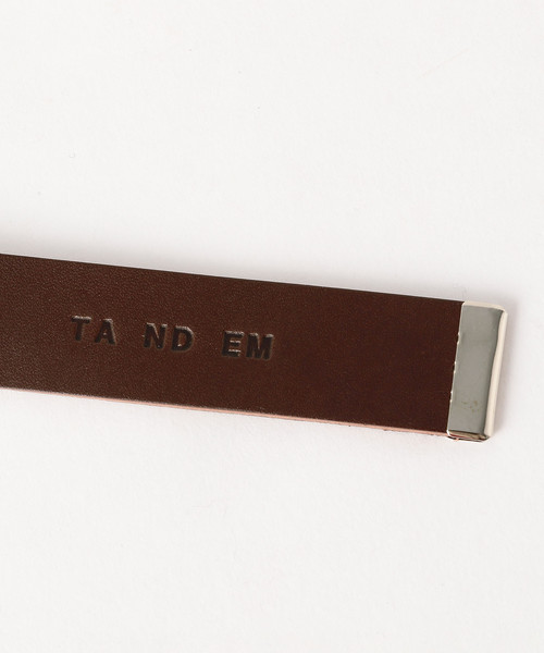 BEAUTY&YOUTH UNITED ARROWS(ビューティーアンドユースユナイテッドアローズ)の「【別注】 <TANDEM WORK> G1 BELT/ベルト ◆(ベルト・メンズ・ブラック/ダークブラウン/オリーブ/シルバー/オレンジ・FREE)」の8枚目の写真