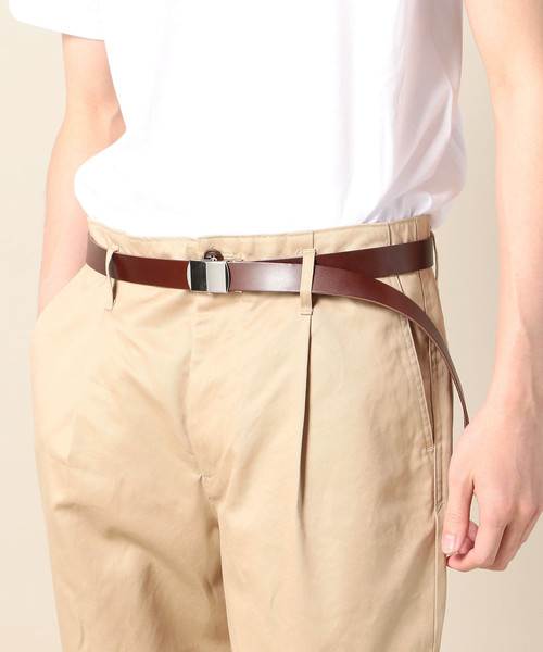 BEAUTY&YOUTH UNITED ARROWS(ビューティーアンドユースユナイテッドアローズ)の「【別注】 <TANDEM WORK> G1 BELT/ベルト ◆(ベルト・メンズ・ブラック/ダークブラウン/オリーブ/シルバー/オレンジ・FREE)」の9枚目の写真