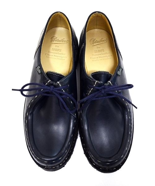 SHIPS(シップス)の「Paraboot: SHIPS別注 “HORWEEN”ネイビー/クロムエクセル MORZINE■(ブーツ・メンズ・ネイビー・6.5/8.5/8/9/7/7.5)」の5枚目の写真