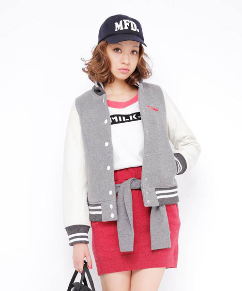 MILKFED.(ミルクフェド)の「【mini11月号掲載商品】BASE BALL CAP "MFD."(キャップ・レディース・ネイビー/レッド・ONESIZE)」の8枚目の写真