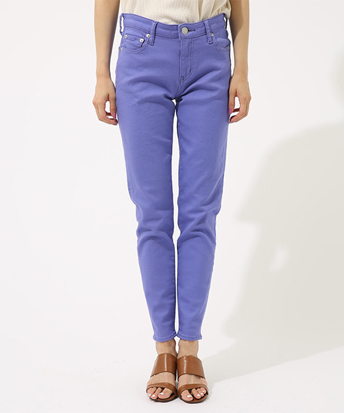 AZUL by moussy（アズールバイマウジー）の「カツラギカラースキニー（その他パンツ・レディース・パープル/ブラック/ホワイト・SMALL/X-SMALL/LARGE/MEDIUM）」の7枚目の写真