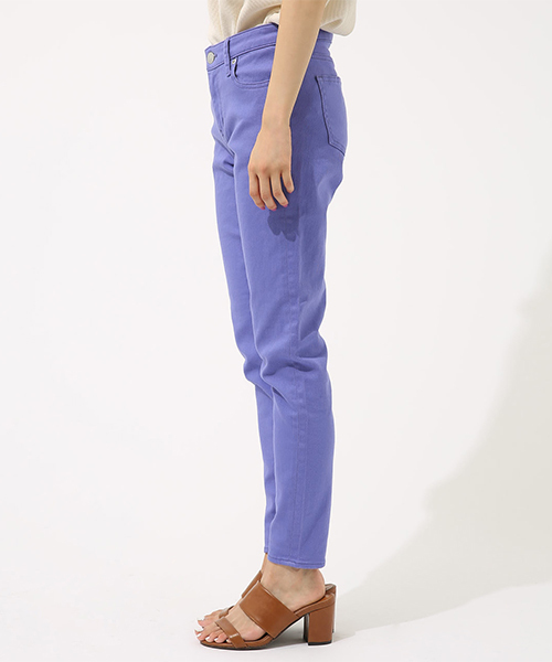 AZUL by moussy（アズールバイマウジー）の「カツラギカラースキニー（その他パンツ・レディース・パープル/ブラック/ホワイト・SMALL/X-SMALL/LARGE/MEDIUM）」の8枚目の写真