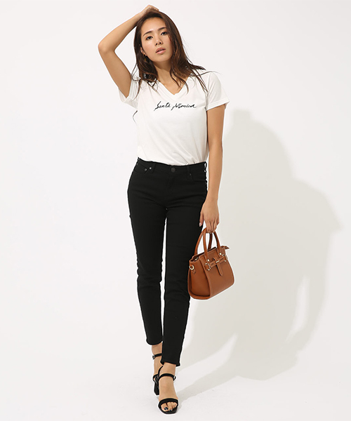 AZUL by moussy（アズールバイマウジー）の「カツラギカラースキニー（その他パンツ・レディース・パープル/ブラック/ホワイト・SMALL/X-SMALL/LARGE/MEDIUM）」の13枚目の写真