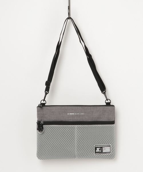 STARTER BLACK LABEL(スターターブラックレーベル)の「【STARTER BLACK LABEL/スターターブラックレーベル】 メッシュ ショルダーバッグ(ショルダーバッグ・メンズ・ブラック/グレー/ピンク/ミント・FREE)」の10枚目の写真