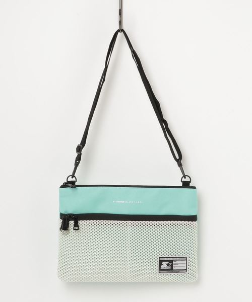 STARTER BLACK LABEL(スターターブラックレーベル)の「【STARTER BLACK LABEL/スターターブラックレーベル】 メッシュ ショルダーバッグ(ショルダーバッグ・メンズ・ブラック/グレー/ピンク/ミント・FREE)」の9枚目の写真