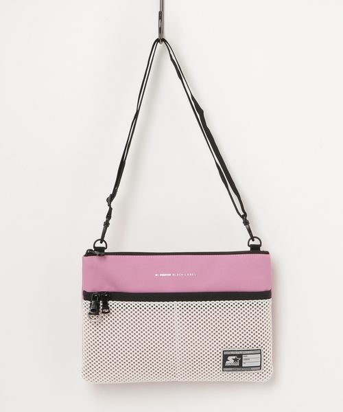 STARTER BLACK LABEL(スターターブラックレーベル)の「【STARTER BLACK LABEL/スターターブラックレーベル】 メッシュ ショルダーバッグ(ショルダーバッグ・メンズ・ブラック/グレー/ピンク/ミント・FREE)」の8枚目の写真