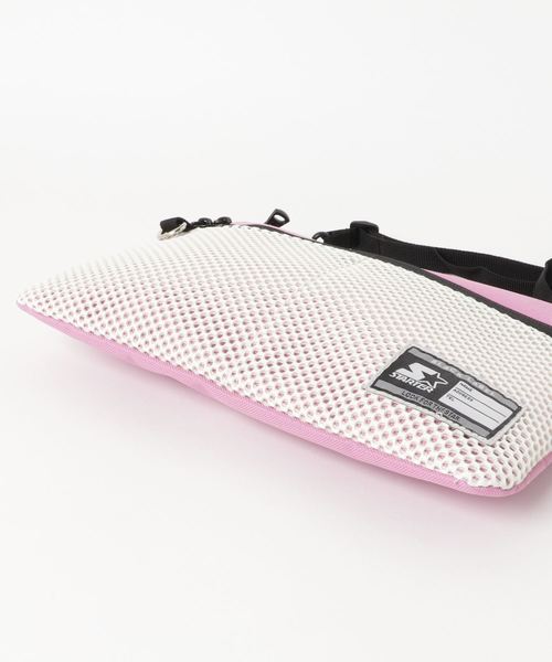 STARTER BLACK LABEL(スターターブラックレーベル)の「【STARTER BLACK LABEL/スターターブラックレーベル】 メッシュ ショルダーバッグ(ショルダーバッグ・メンズ・ブラック/グレー/ピンク/ミント・FREE)」の6枚目の写真