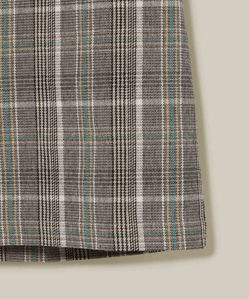 ADAM ET ROPE'（アダムエロペ）の「DEVEAUX チェック半袖シャツ（シャツ/ブラウス・メンズ・ベージュ/グレー・M/L）」の3枚目の写真