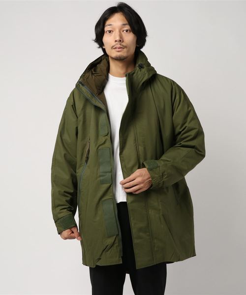 MANASTASH(マナスタッシュ)の「MANASTASH/マナスタッシュ OD 3WAY COATU(ダウンジャケット/コート)」|オリーブ