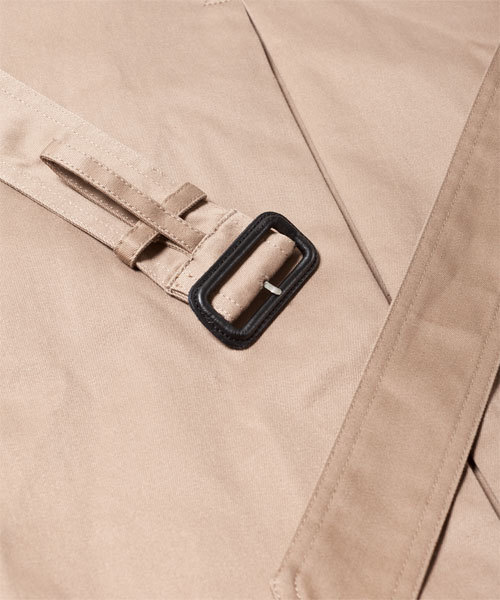 NANO universe（ナノユニバース）の「ロングダブルトレンチコート（トレンチコート・メンズ・ブラック/ベージュ/カーキ・SMALL/MEDIUM/LARGE）」の20枚目の写真