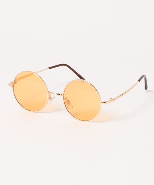 ARCHIVER（アーカイバ）の「【Sp】メタルフレーム　ラウンドデザイングラス（サングラス・レディース・ブラック/ダークブラウン/パープル/ブラウン/ピンク/シルバー/ゴールド/ブルー/グリーン/ブラック系その他/ブラック系その他2/オレンジ/ライトグレー・FREE）」の11枚目の写真
