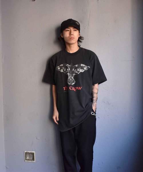 THE CROW 90s ヴィンテージ Tシャツ LIBERTY ボディブラック THE CROW 90s ヴィンテージ Tシャツ LIBERTY ボディブラック