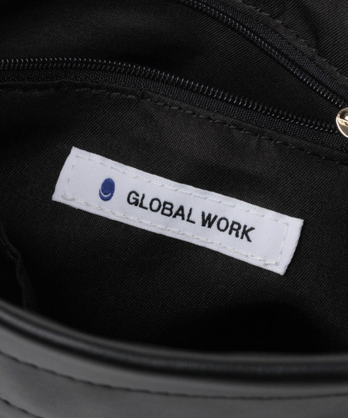 GLOBAL WORK(グローバルワーク)の「ロゴプリントショルダー/819656(ショルダーバッグ・レディース・ホワイト/ダークブラウン/グレー/ブラック・FREE)」の15枚目の写真