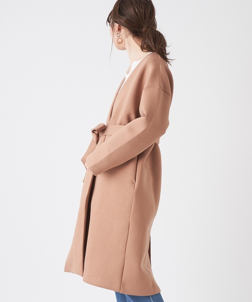 natural couture（ナチュラルクチュール）の「ノーカラーおしゃれコート（その他アウター・レディース・ライトグレー/ミント/キャメル/グレイッシュベージュ・FREE）」の22枚目の写真