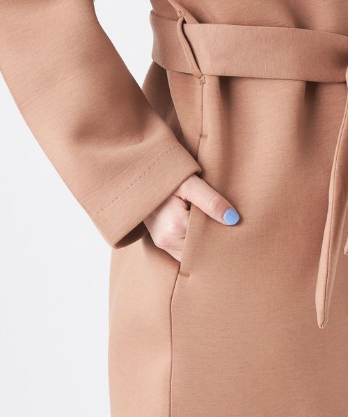 natural couture（ナチュラルクチュール）の「ノーカラーおしゃれコート（その他アウター・レディース・ライトグレー/ミント/キャメル/グレイッシュベージュ・FREE）」の14枚目の写真