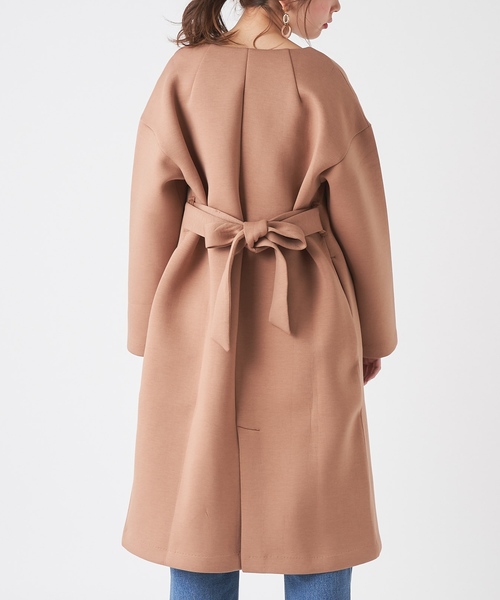 natural couture（ナチュラルクチュール）の「ノーカラーおしゃれコート（その他アウター・レディース・ライトグレー/ミント/キャメル/グレイッシュベージュ・FREE）」の11枚目の写真