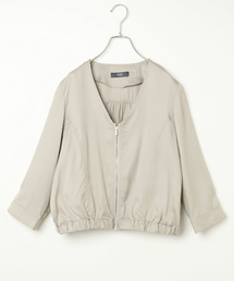リヨセルVネックブルゾン
