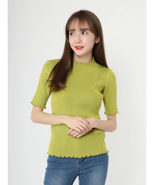 Cecil トップス ハイネックリブニット ニット セーター セール Mcbee セシルマクビー のファッション