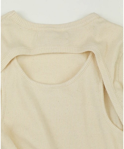 TODAYFUL - 【美品】完売TODAYFUL バックレイヤードリブトップス白 カットソー7分袖 TODAYFUL - 【美品】完売TODAYFUL バックレイヤードリブトップス