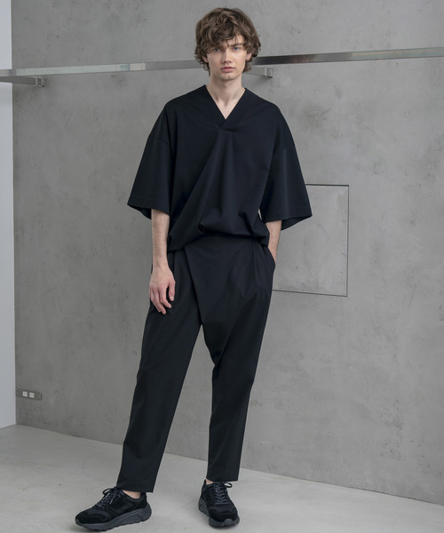 MAISON SPECIAL(メゾンスペシャル)の「テックファブリックフィッシャーマンパンツ【MAISON SPECIAL/メゾンスペシャル】(その他パンツ・メンズ・ブラック・44/46/48)」の4枚目の写真