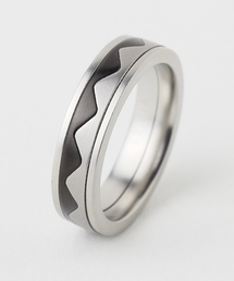 tone（トーン）の「【vie】ステンレスリング/医療用器具にも使われる最高級ステンレス316L使用（金属アレルギーフリー）（リング）」