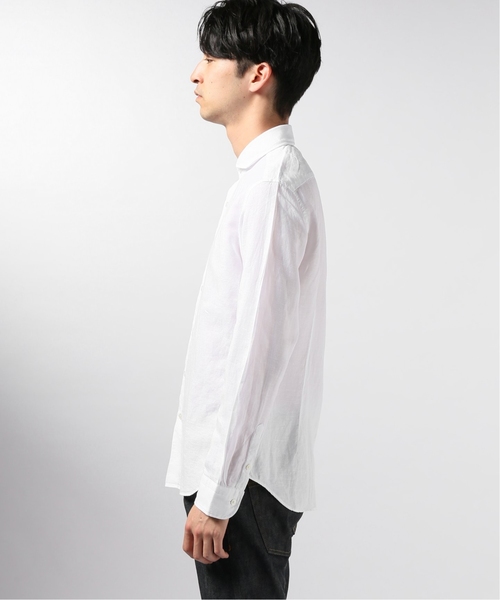 EDIFICE（エディフィス）の「MONTI C/Li カッタウェイ シャツ（シャツ/ブラウス・メンズ・ブルー/スカイブルー/ブルー系その他/ホワイト・LARGE/SMALL/MEDIUM/X-LARGE）」の17枚目の写真