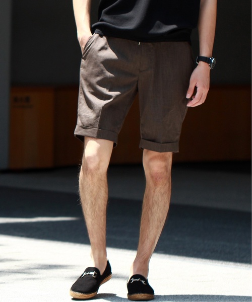 EDIFICE（エディフィス）の「ポリ/アサ COOL MAX ショーツ（その他パンツ・メンズ・ブラック/ブラウン/ブルー系その他・SMALL/MEDIUM/LARGE/X-LARGE）」の2枚目の写真