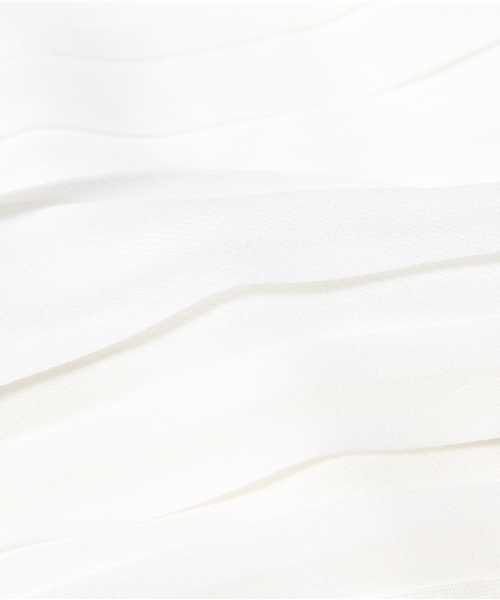 green label relaxing（グリーンレーベルリラクシング）の「GT テンジクxSFN プリーツ POカットソー（Tシャツ/カットソー・レディース・オフホワイト/ピンク/ネイビー・フリー）」の7枚目の写真