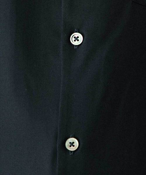 UNITED TOKYO（ユナイテッドトウキョウ）の「Vネックロングスリーブシャツ（シャツ/ブラウス・メンズ・ブラック/オレンジ/グリーン/グレイッシュベージュ/ホワイト・1/2/3）」の12枚目の写真