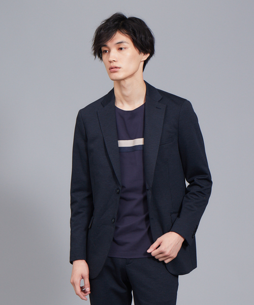 RECENCY OF MINE（リーセンシー オブ マイン）の「【セットアップ対応/Recency of Mine】 FLEX ハウンドトゥースメッシュジャケット（セットアップ・メンズ・ダークブラウン/グレー/ダークネイビー・44/46/48/50）」の2枚目の写真