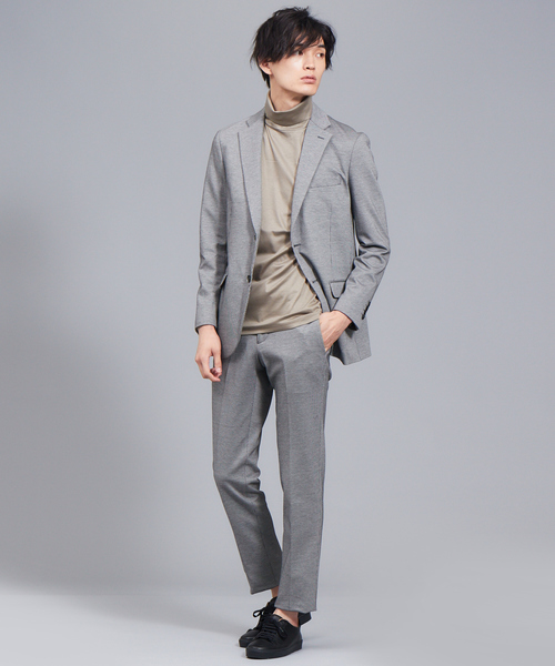 RECENCY OF MINE（リーセンシー オブ マイン）の「【セットアップ対応/Recency of Mine】 FLEX ハウンドトゥースメッシュジャケット（セットアップ・メンズ・ダークブラウン/グレー/ダークネイビー・44/46/48/50）」の13枚目の写真