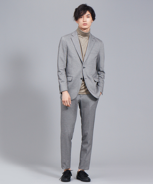 RECENCY OF MINE（リーセンシー オブ マイン）の「【セットアップ対応/Recency of Mine】 FLEX ハウンドトゥースメッシュジャケット（セットアップ・メンズ・ダークブラウン/グレー/ダークネイビー・44/46/48/50）」の14枚目の写真
