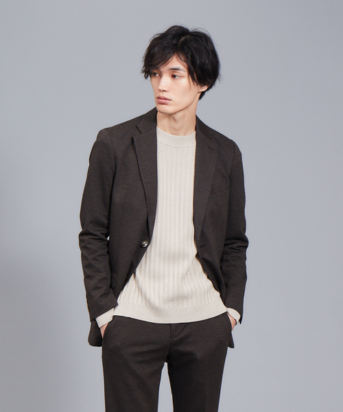 RECENCY OF MINE（リーセンシー オブ マイン）の「【セットアップ対応/Recency of Mine】 FLEX ハウンドトゥースメッシュジャケット（セットアップ・メンズ・ダークブラウン/グレー/ダークネイビー・44/46/48/50）」の16枚目の写真