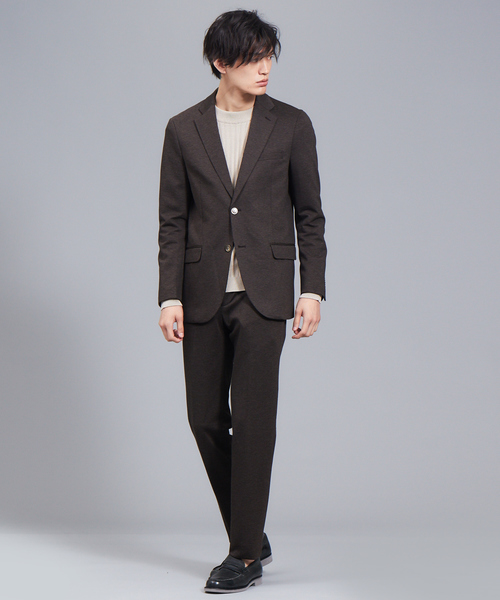 RECENCY OF MINE（リーセンシー オブ マイン）の「【セットアップ対応/Recency of Mine】 FLEX ハウンドトゥースメッシュジャケット（セットアップ・メンズ・ダークブラウン/グレー/ダークネイビー・44/46/48/50）」の9枚目の写真