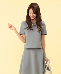 Demi-Luxe BEAMS | Demi-Luxe BEAMS / ジャージー 切替プルオーバー(Tシャツ/カットソー)