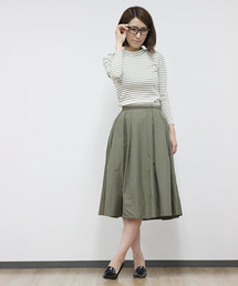 ELFORBR | ナイロンタフタタックミドルスカート(スカート)